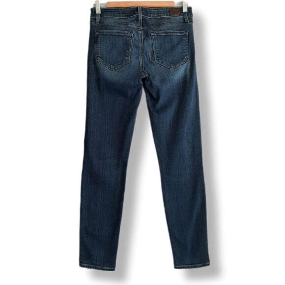 PAIGE | Verdugo Ankle Nottingham Blue Jeans Cropped Sz 26 Flawed - Picture 7 of 12